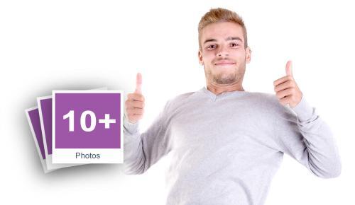 Emotional Young Man Stock Photo Pack-0