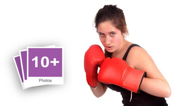 Young Teenager Boxing Stock Photo Pack-0
