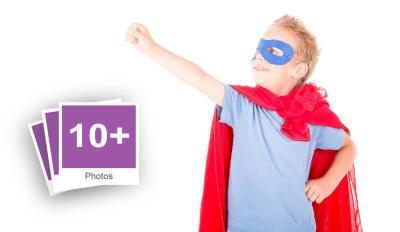 Little Boy Young Hero Stock Photo Pack-0
