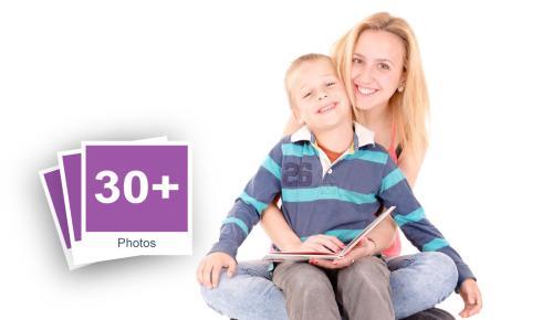 Parents With Children Stock Photo Pack-0