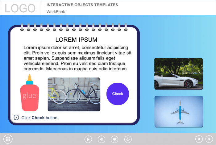 Sticking Pictures — Download Storyline Template for eLearning Courses