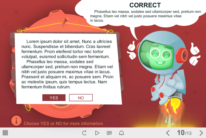 Correct Answer Feedback — e Learning Storyline Templates