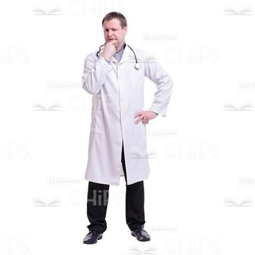 Puzzled Doctor Cutout Photo-0