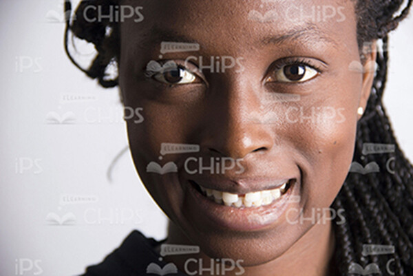 Handsome African Girl Close Up Stock Photo-0 Handsome African Girl Close Up Stock Photo-0