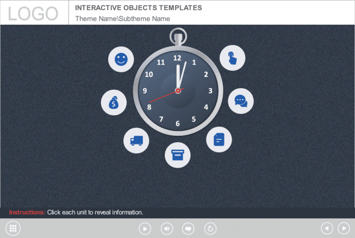 Icons Around Stopwatch — Storyline Template-0