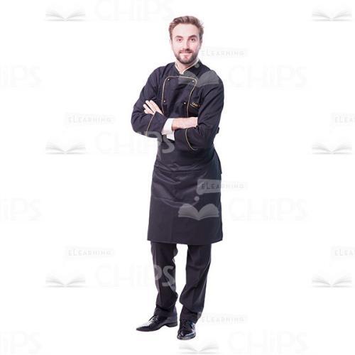 Attractive Chef Crossed Arms Cutout Image-0