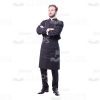 Half-Turned Confident Chef Crossed Arms Cut Out-0