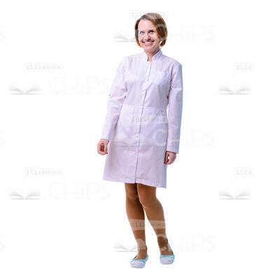 Friendly Female Doctor Cutout Picture-0