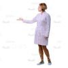 Doctor Pointing With Right Hand Cutout Image Profile View-0