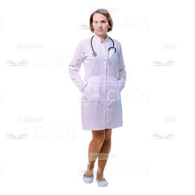 Handsome Doctor Holding Hands In Pockets Cutout Picture-0