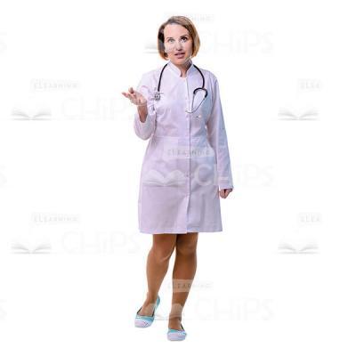 Doctor Talking During The Presentation Cutout Image-0