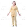 Female Young Doctor Wearing Light Beige Uniform Cutout Photo Pack -31519