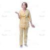 Female Young Doctor Wearing Light Beige Uniform Cutout Photo Pack -31530