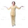 Female Young Doctor Wearing Light Beige Uniform Cutout Photo Pack -31538