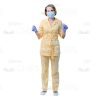 Female Young Doctor Wearing Light Beige Uniform Cutout Photo Pack -31610