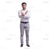 Denying Young Businessman Cutout Photo-0