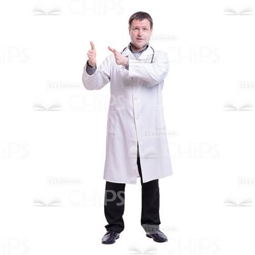 Showing Direction Doctor Cutout Photo-0