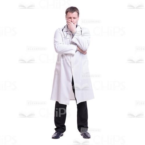 Seriously Thinking Doctor Cutout Photo-0