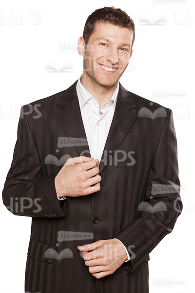 Happy Young Businessman Stock Photo-0