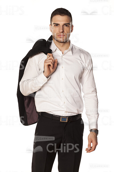 Handsome Business Man Wearing Classic Suit Stock Photo-0