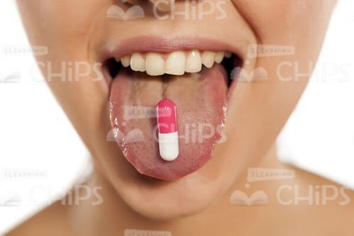 Woman Taking Medicines Stock Photo Pack-32134