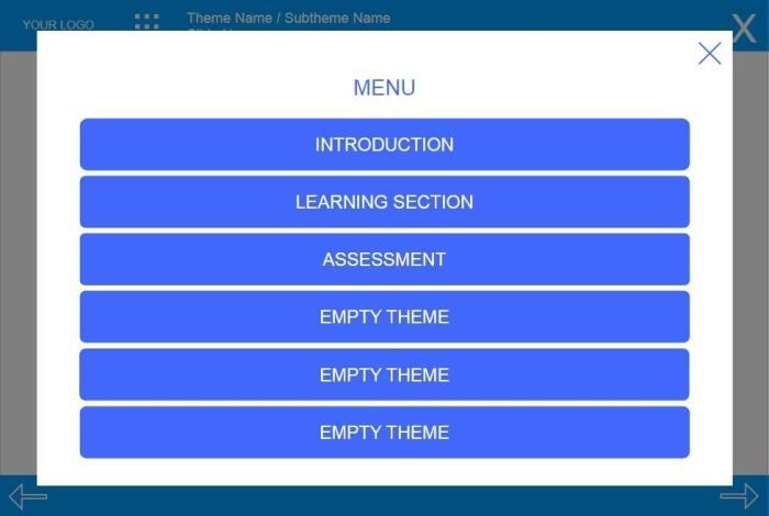 Blue Vertical Control Bar Course Starter Template — iSpring Suite-51671