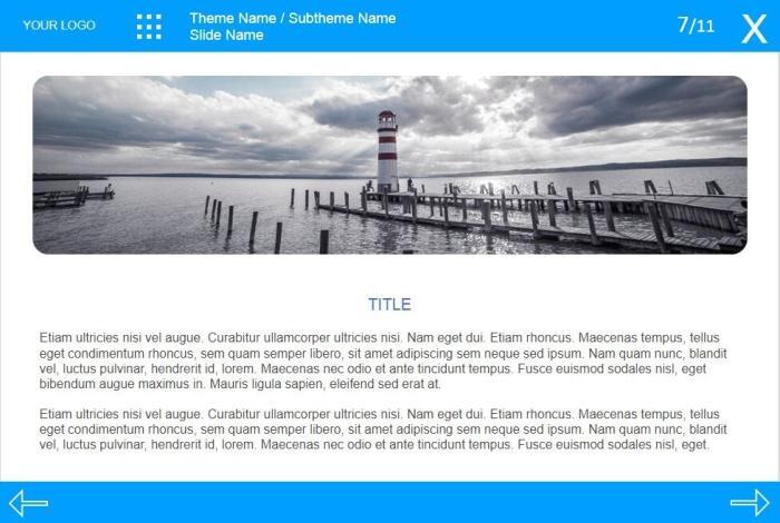 Blue Vertical Control Bar Course Starter Template — iSpring Suite-51677