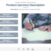 Vertical Block With Grey Tabs — Lectora Template For eLearning