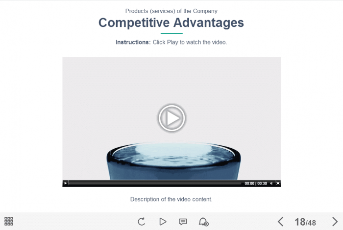 Video Player — eLearning Lectora Course