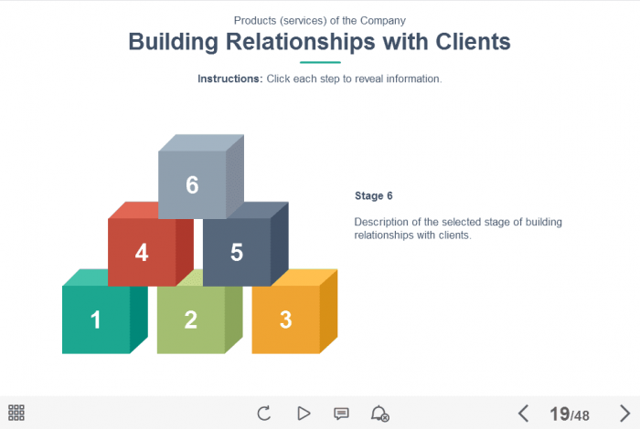 Multi-Colored Cubes — Download Lectora eLearning Course Player
