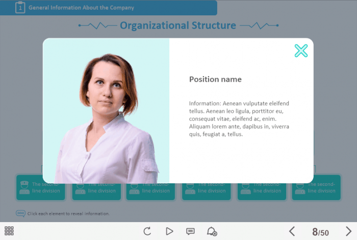 Medical Industry Welcome Course Starter Template — Trivantis Lectora-47288