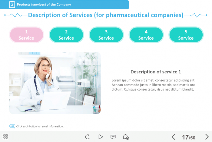Medical Industry Welcome Course Starter Template — Trivantis Lectora-47304