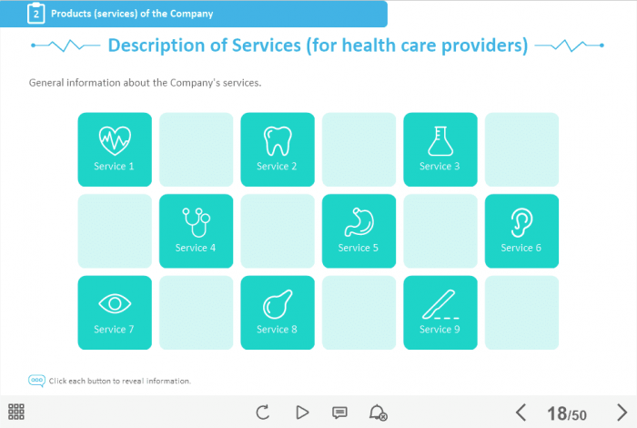 Medical Industry Welcome Course Starter Template — Trivantis Lectora-47305