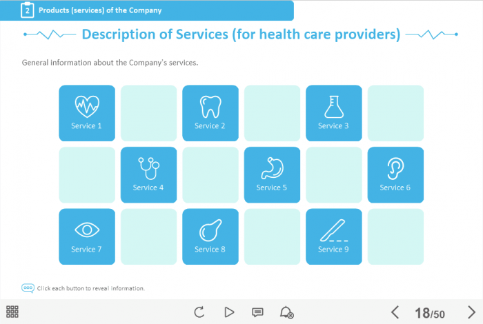 Medical Industry Welcome Course Starter Template — Trivantis Lectora-47307