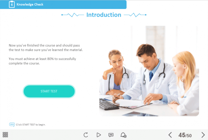 Medical Industry Welcome Course Starter Template — Trivantis Lectora-47343
