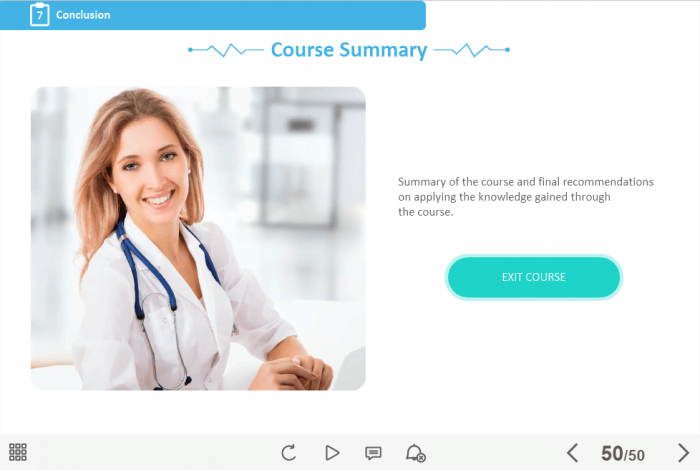 Medical Industry Welcome Course Starter Template — Trivantis Lectora-47353