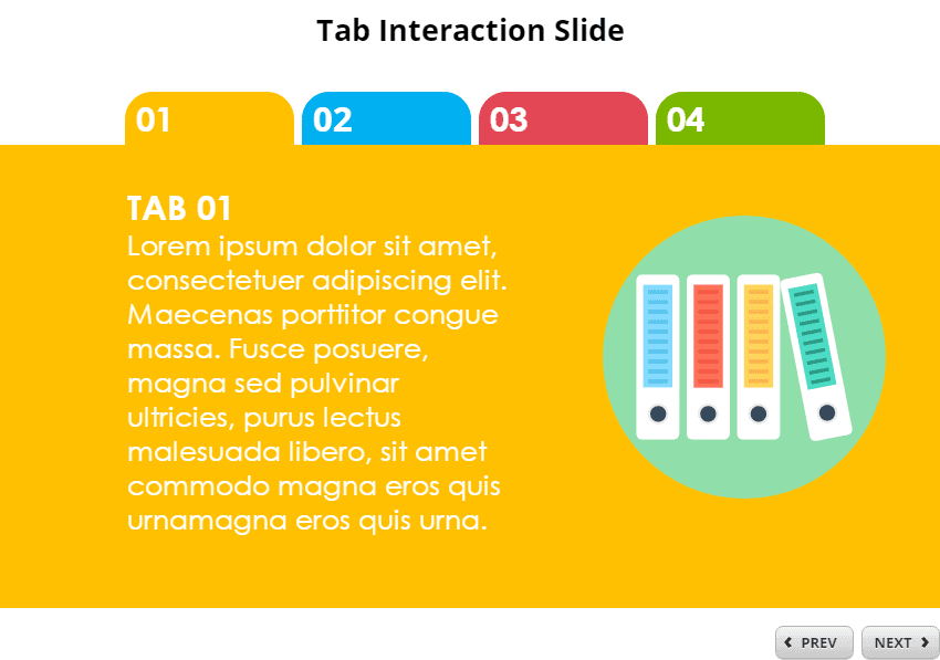 Tab Interaction — Course Template for Storyline 360 Tab Interaction — Course Template for Storyline 360