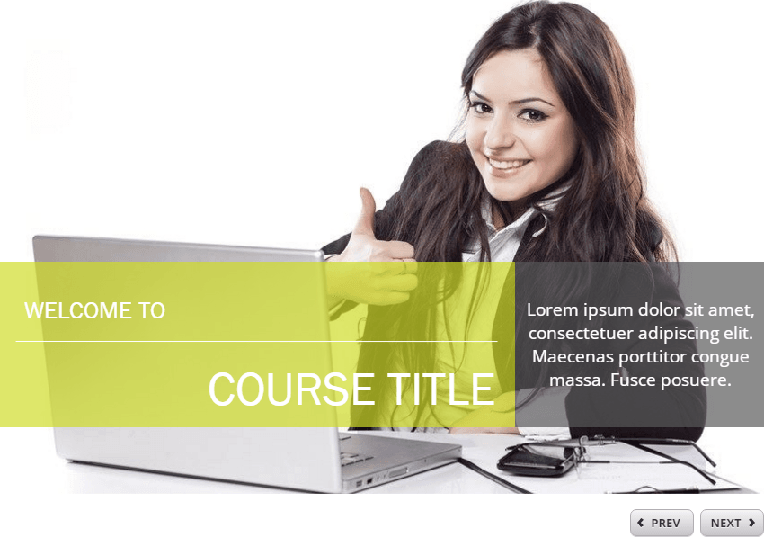 Course Title Page — Storyline 360 Template for eLearning Courses Course Title Page — Storyline 360 Template for eLearning Courses