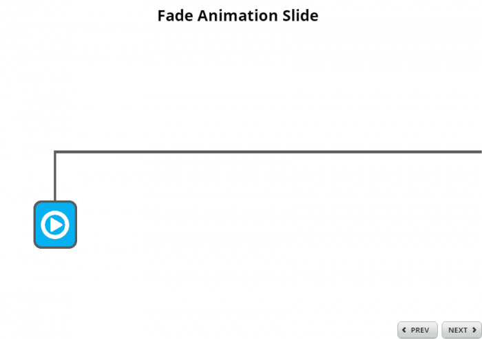 Fade Animation — Articulate Storyline 360 Course Template
