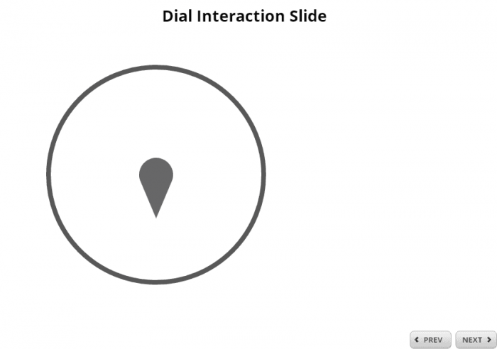 Dial Interaction — Articulate Storyline 360 Template for eLearning