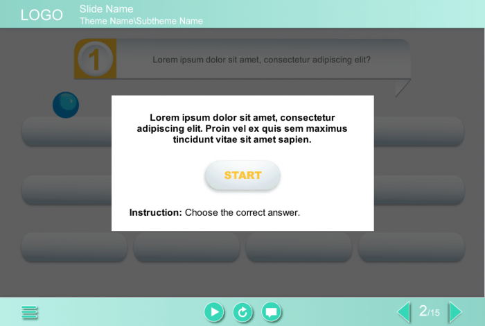Message In Popup Window — Storyline Templates for eLearning