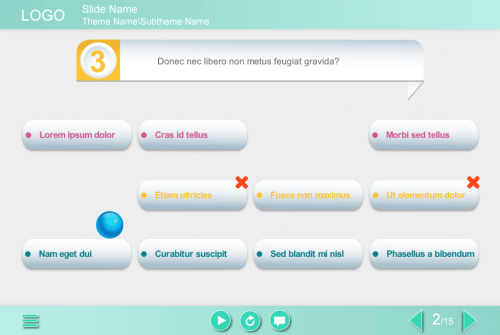 Single Choice Quiz — Storyline Templates for eLearning