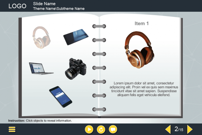 Clickable Objects — Storyline Templates for eLearning