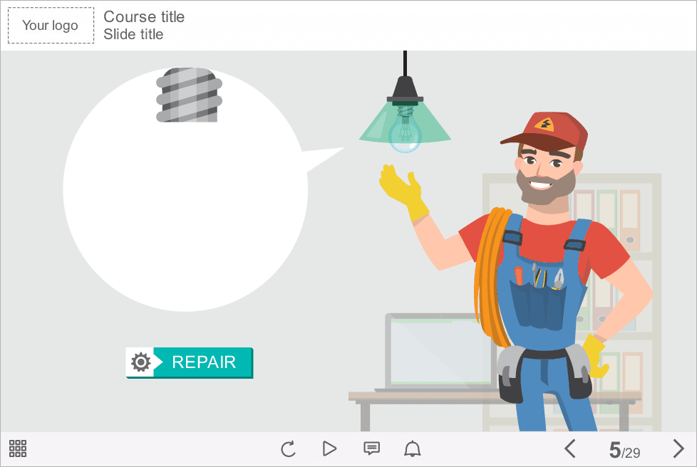 Male Builder Vector Character — Download Storyline Templates Male Builder Vector Character — Download Storyline Templates
