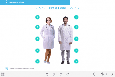Doctor's Dress Code — Lectora Template-0