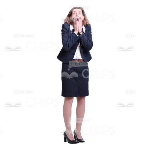 Troubled Business Lady Cutout Image-0