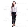 Calm Young Woman Cutout Image-0