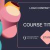 Dark Purple Top Control Bar Course Starter Template — iSpring Suite-0