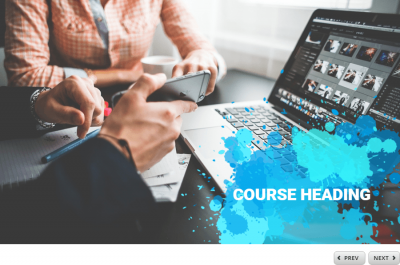 Course Title Page — Storyline 360 Template for eLearning Courses