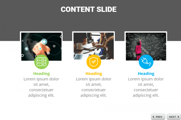 Content Page Slide — Course Template for Storyline 360